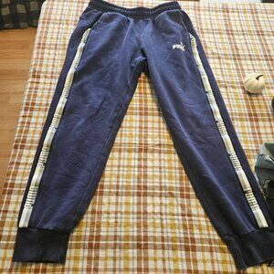 Men's puma jogger sweatpants. Size medium